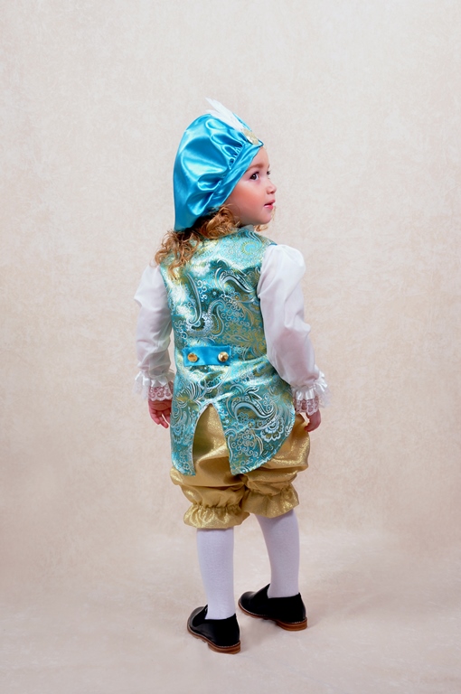 תחפושת נסיך תכלת מהודר תמונה מאחור - סופר שיין תחפושות מייצרים לך מה שילדים אוהבים ללבוש